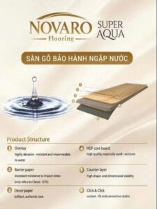 Sàn gỗ Novaro super aqua
