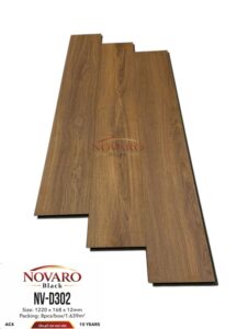 Sàn gỗ Novaro với cửa nhựa composite