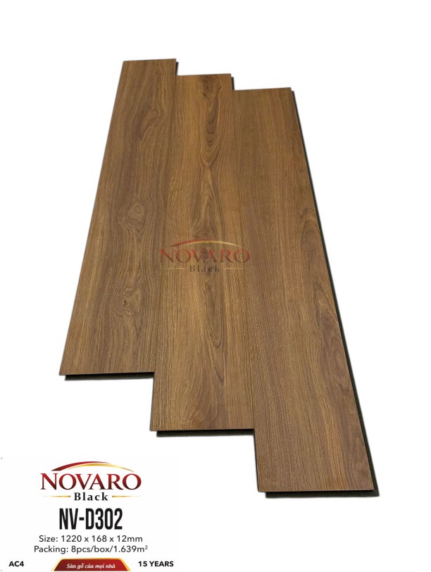Sàn gỗ Novaro với cửa nhựa composite