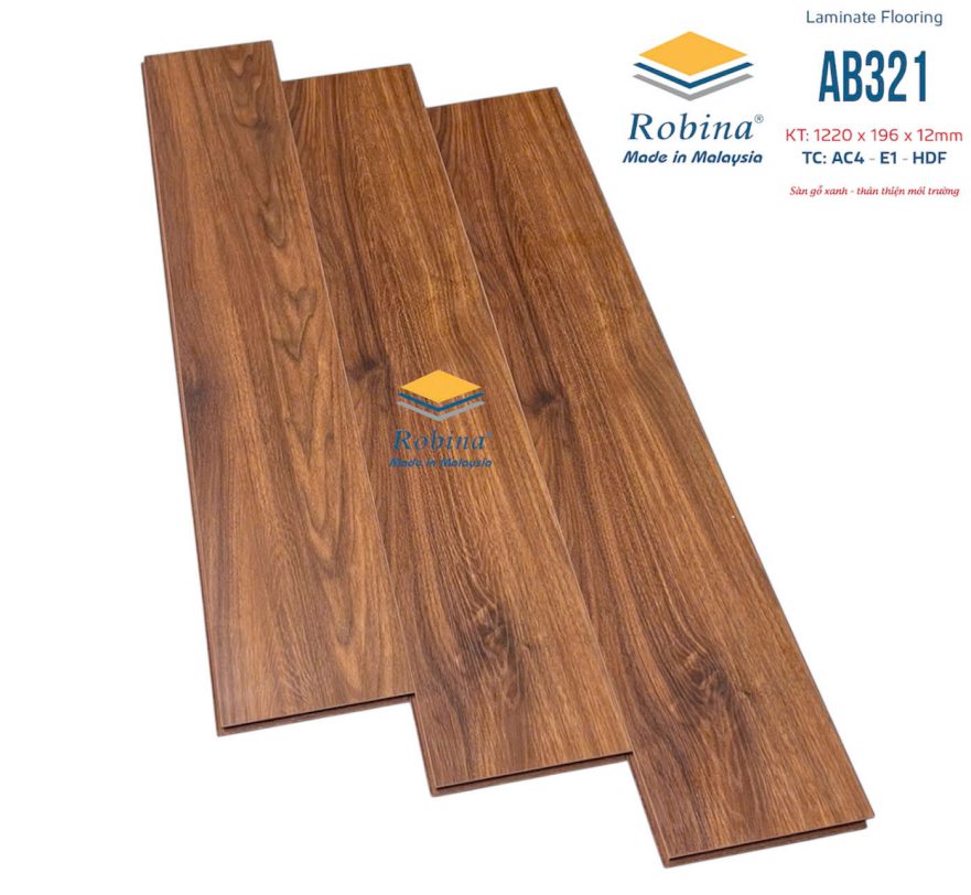 Sàn gỗ Robina với bậc cầu thang nhựa