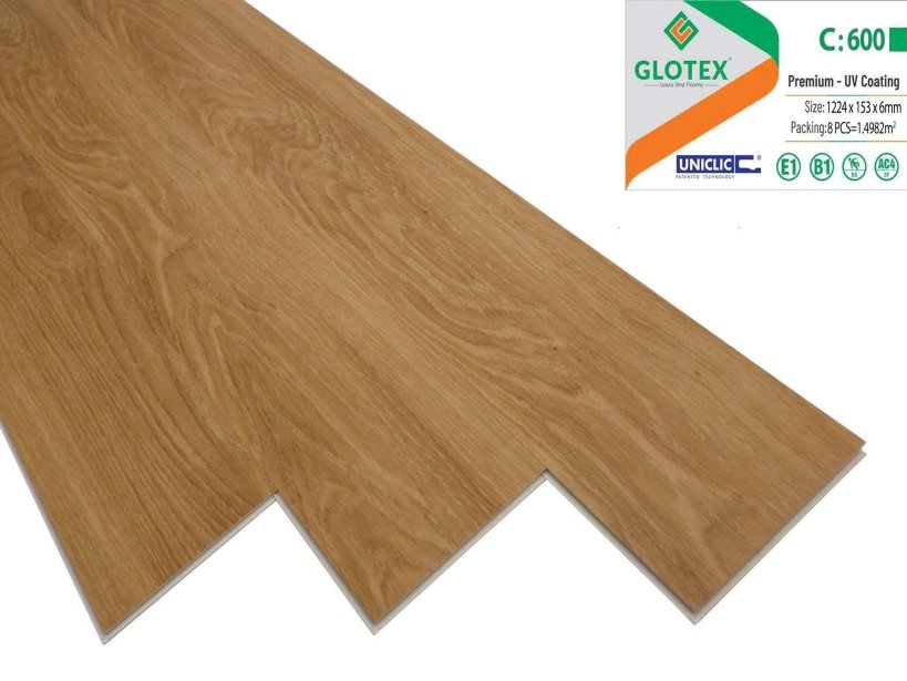 Sàn nhựa hèm khóa glotex